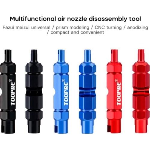 Bike Valve Wrench Multifunctional Bicycle Tire Nozzle Disassembly Tool MTB Valve Core Nut Removal Spanner For Schrader/Presta