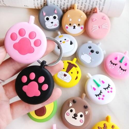 Cute Cat paw protective for AirTag case with keychain protective sleeve is suitable for Air Tag Locator Tracker
