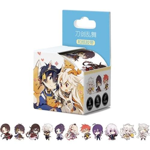10 boes/lot Anime Touken Ranbu tape TOY GAME ONLINE Washi Tape Paper Hand account sticker toy gift