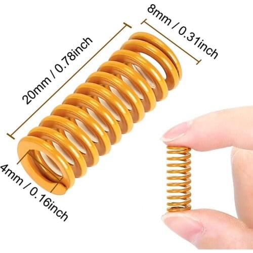 4pcs Motherboard Compression Light Load Connect Leveling Springs 3D Printer Accessories Reprap Imported For Ender 3 Heatbed