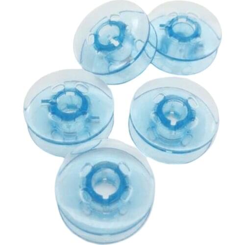 50x Sewing Machine Bobbins, Plastic Bobbins 9033-P, Transparent Bobbin