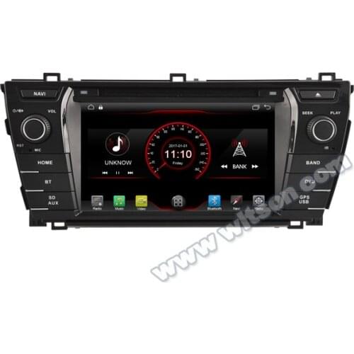 7" Android 10 OS Car DVD Multimedia GPS Radio for Toyota Corolla E170 2012-2017 with Built-in Digital Signal Processor (DSP)