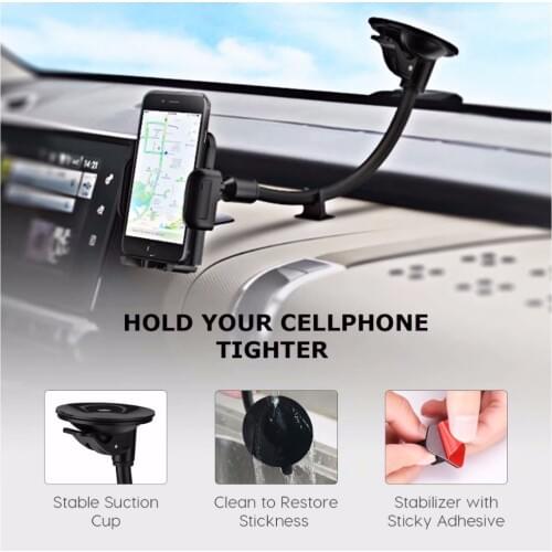 Suction Mobile Phone Car Holders Stands For Galaxy J4+/J6+/A9 (2018),A9 Star Pro,A9s/A7 (2018)/J2 Core/J8/NOTE9/A6+ (2018)/J6