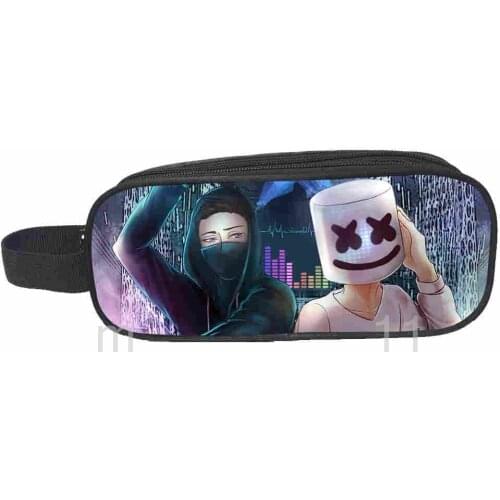 DJ Marshmello Holder Children School Case Bag Kids Cartoon Bag Boys Girls Purse Wallet Gifts