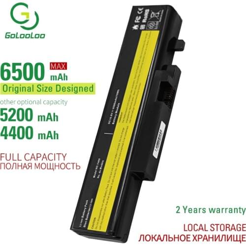 Gololoo 6500mAh New Laptop Battery For LENOVO L09N6D16 L09S6D16 L10L6Y01 L10L6Y01 L10N6Y01 L10S6Y01 IdeaPad Y460 Y560 B560 Y560A