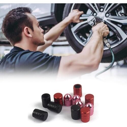 4Pcs Plastic Inside Protect Theftproof Wheel Tire Valves Covered Car Motorcycle Truck Universal Cap Dustproof Accessories