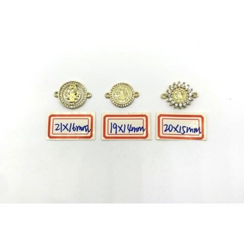 5PCS/lot Handcaft Jewelry Accessries San Benito Connector Charms For Bracelets Making