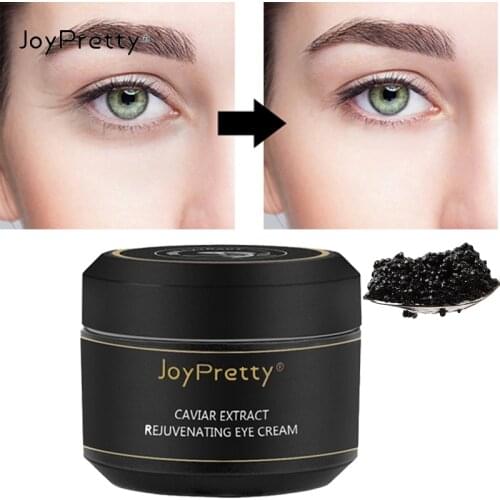 JoyPretty Caviar Eye Cream Eye Bags Dark Circle Remover Lighten Fine Lines Whitening Moisturizing Wrinkle Cream Eye Care 30ml