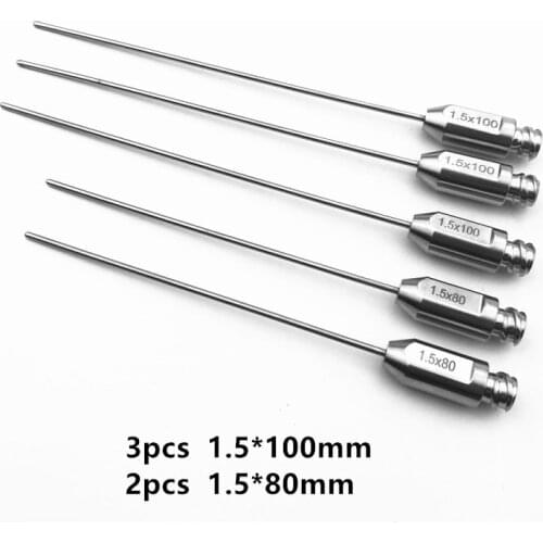 Micro Liposuction Cannula Fat Transfer kit Beauty Cannula for Facial Liposuction 5PCS/SET