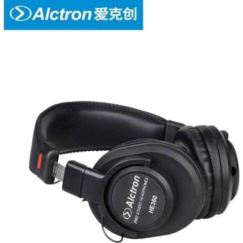 Alctron HE360 high quality recording monitoring headphone portable HIFI adjustable foldable closed professional studio headphone