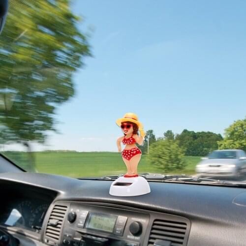 Car Ornaments Car Accessories Soldier Car-styling Unicorn Solar Powered Dancing Shaking Head Auto Dashboard Decoration Cactus