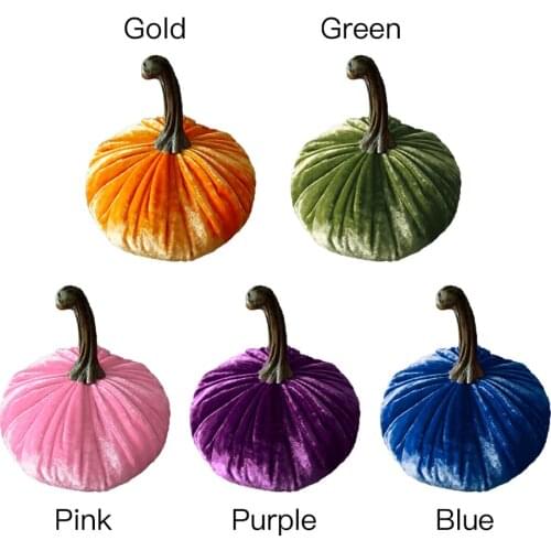 Pumpkin Halloween Living Room Decoration With Exquisite Craftsmanship Festival Creative Photography Prop Handmade Velvet