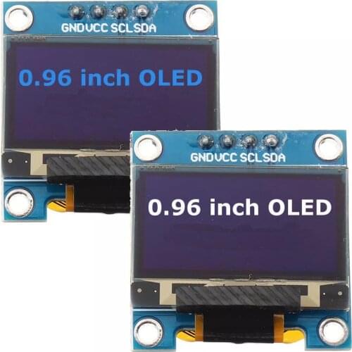 5Pcs/Lot 4Pin 0.96 Inch OLED I2C IIC Communication Display 128*64 LCD Module For Arduino Free Routine