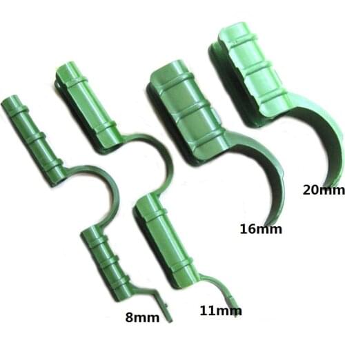 Tewango 50PCS Frame Pipe Tube Clamp Greenhouse Fence Net Clip Plastic Film Fixed Tools Shade Net Household Connectors