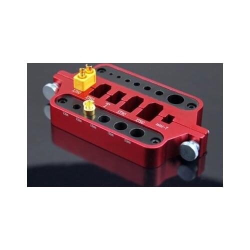 FALCONC aluminum universal welding station for electric motors and a variety of models commonly used plug T Banana Tamiya plug