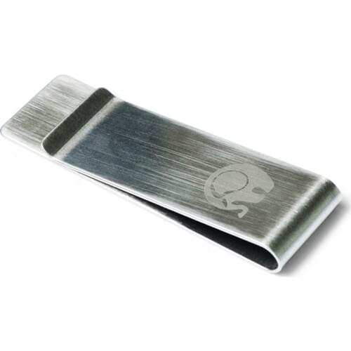 Male Money Clip Wallets Stainless Steel Metal Money Clip Fashion Simple Silver Dollar Cash Clamp Holder Wallet for Men Women