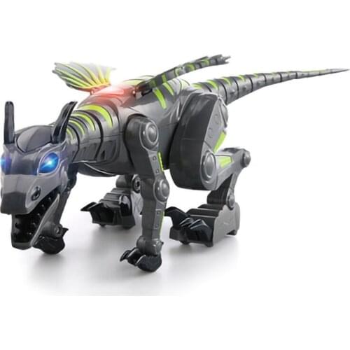 Electronic dinosaur toy cars with cool light and music walling Simulation Tyrannosaurus animal model gift for children kids