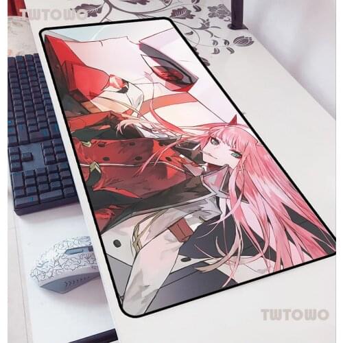 Darling In The Franxx Mouse Pad 90x40cm Gaming Mousepad Cool New Office Notbook Desk Mat Adorable Padmouse Games Pc Gamer Mats