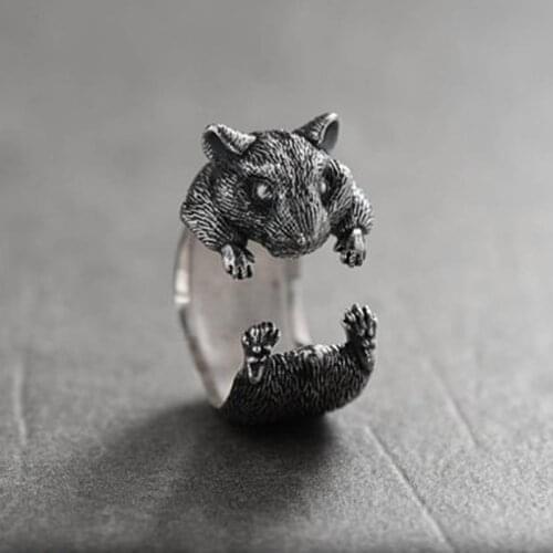 Hamster ring Hamster jewelry Guinea Pig ring Rat ring Ajustable ring Animal jewelry Rodent Gnawer ring hamster mice