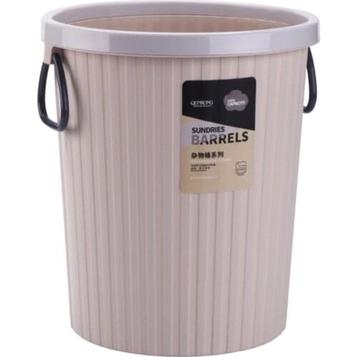 1pcs Practical Simple Durable Home Garbage Recycling Container Trash Can Waste Paper Basket for Bathroom Home Kitchen Office