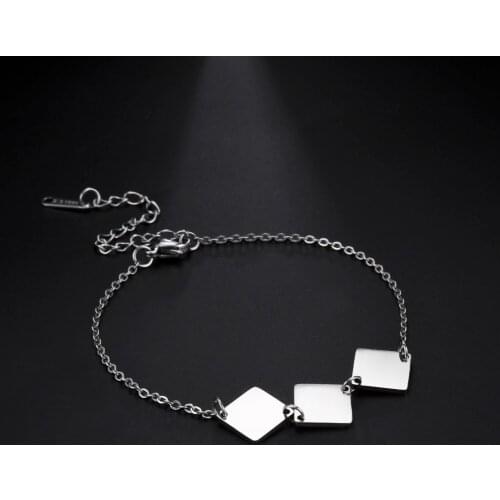 Lemegeton Personalized Name Words Bracelet For Women Girls Men Custom Charm Stainless Steel Engraved Name Bangle Jewelry