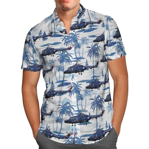 Helicopter 3D Beach Hawaii Summer 2021 Shirt Short Sleeve Shirt Streetwear Oversized 5XL Camisas De Hombre Blusa Masculina-22