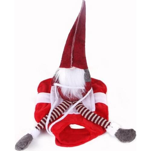 Dog Cat Christmas Party Cute Comfort Costume Clothing Funny Cosplay Pet Clothes For Small Medium Dog Corsair Dressing Up