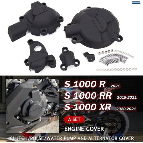 Motorcycle Accessories NEW For BMW S1000RR 2019 2020 2021 / S1000R 2021 / S1000XR 2020 2021 Engine Protective Cover A set