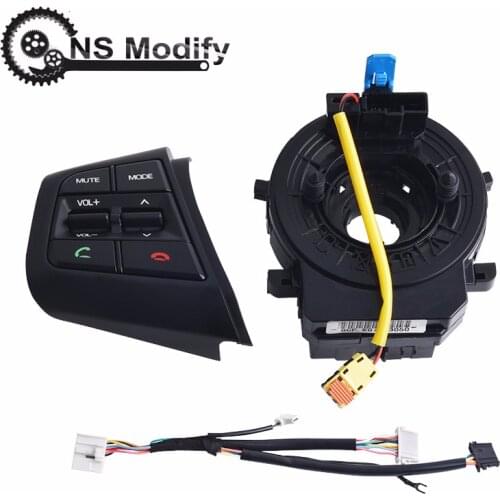 NS Modify Left Steering Wheel Button Switch Volume Control Button Combination Switch Assembly For Hyundai Creta IX25 1.6L