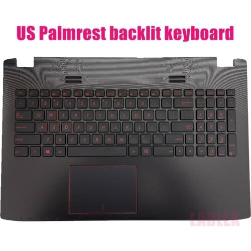 US Palmrest Backlit Keyboard for Asus ZX50VW/ZX50VX/ZX50JX FZ50VW FX552JX