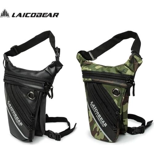 Carbon Fiber Motorcycle Leg Bag Waist Pack Belt Layers Waterproof Oxford Motorbike Riding Travel Hiking Scooter Moto Tool Bags