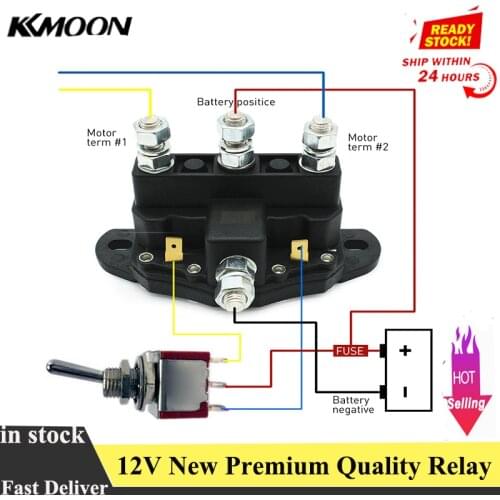 12 V New Premium Quality Relay Winch Motor Reversing Solenoid Switch New accessories