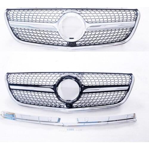 Car Front Bumper Grille For Benz Mercedes Weiting GTStyling Vito Mantianxing 2021 2022 Water Tank Cover