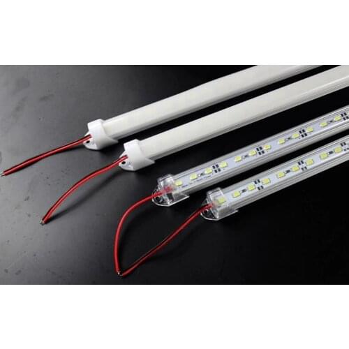 LED Bar Light DC 12V 24V High Brightness 100cm 72LEDs 5730 LED Rigid Strip 100pcs/lot