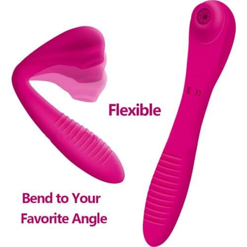 AV Vibrator Sex Toys Silicone Wand Massager for Woman USB Rechargeable Sex Shop for adults G Spot Sucking Vibrating Dildo
