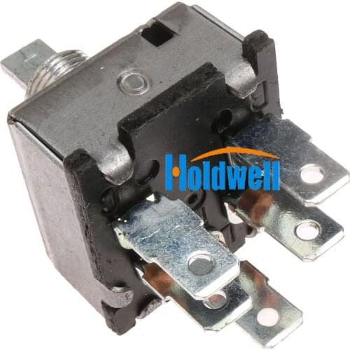 Holdwell Blower Motor Switch 6675176 Heater Fan Blower Switch for Bobcat CT225 CT230 CT235 319 320 TL470HF 3600 3650 V417 751