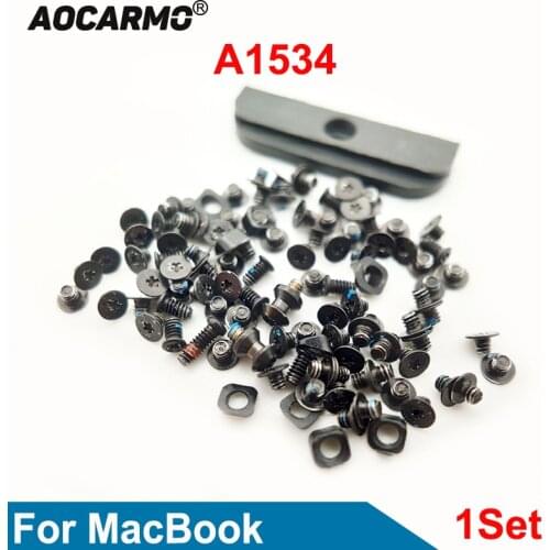 Aocarmo 1Set Keyboard-Screw Bottom Bolt Screws For MacBook A1534 Replacement Parts