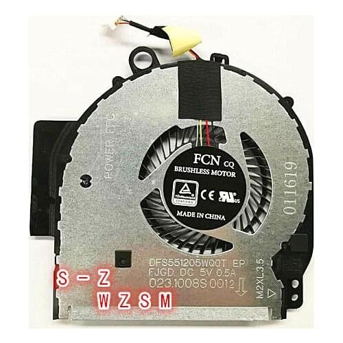 1PCS-10PCS New CPU Cooling Fan Cooler For HP Pavilion X360 14-BA 924281-001 924282-001 DFS551205WQ0T-FJGD NBA-14P FSFTB5M