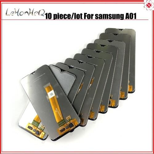 10 Piece/lot LCD For Samsung Galaxy A01 A015 LCD Display Touch Screen Replacement Digitizer Assembly A015F A015G A015DS LCD