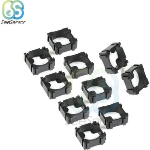 100pcs 18650 Lithium Cell Cylindrical Battery Case Holder Batteries Pack Plastic Holder Bracket For Diy Battery Pack 18.4mm