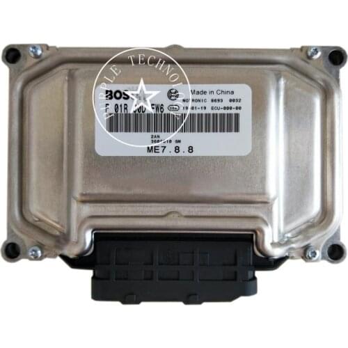 Car engine computer control ECU board F01R00DFW6 for chery Tiggo 3