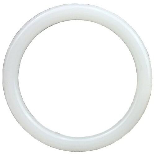 China Hand Carving Natural White Jade Bracelet Bangle 63mm Diameter
