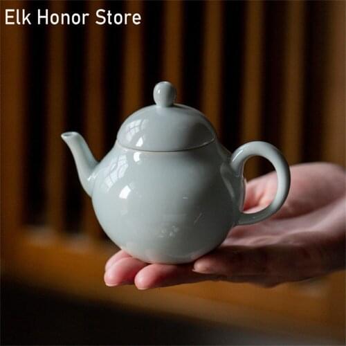 150ml Japanese Style Archaize Teapot Retro Pottery Kettle Master Cups Handmade Teapot Hand Grasp Pot Kung Fu Tea Teaware