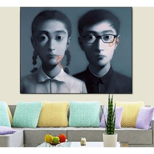 Home decoration pop art oil paintings Married Photos on canvas painting art gift for friends no framed