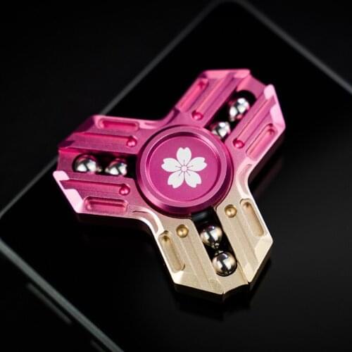 Mini Knight Hand Spinner With Steel Balls Creative Leisure Three-Leaf Fidget Spinner R188 Nano Quiet Bearing EDC Anti Stress Toy