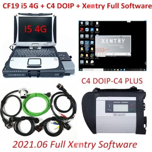 Newest 2021.06 Xentry Full software,Dt-s,Doip VCI C6,mb star C5 C4,toughbook cf19 i5 laptop x220t I5 FZ -G1 Tablet,Vci.diagnosis