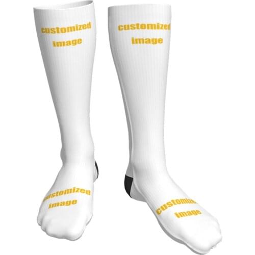 NOISYDESIGNS 2020 New Winter Thick Warm Women Socks Customized Socks Fashion Casual Wind Sock Custom Printing