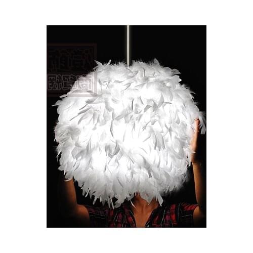 New Arrival Modern Badminton Ball Feather Lamp Child Pendant Light D40cm lustre pendente