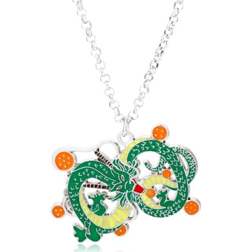 MQCHUN Japan animated Dragon Necklaces & Pendants Necklace llavero chaveiro Accessories Gift