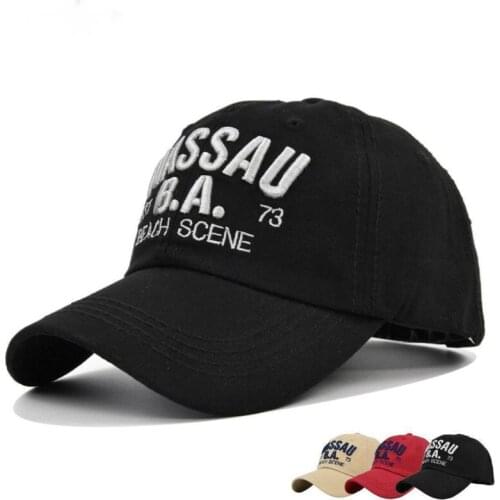 Popular Cotton Embroidery English Alphabet Hat Mens Summer Street Fashion Baseball Cap Leisure Youth Warm Hat Sunhat Cap